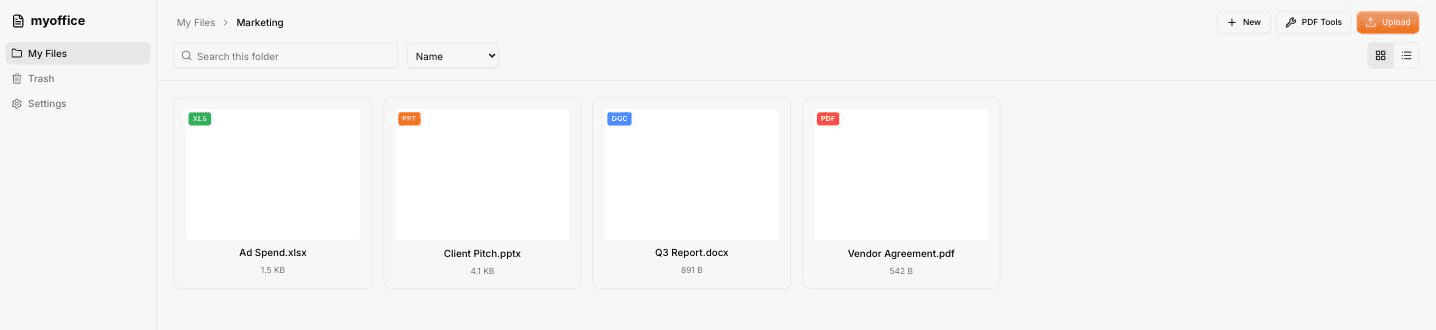 myoffice editor screenshot